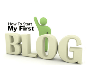 How to start first blog