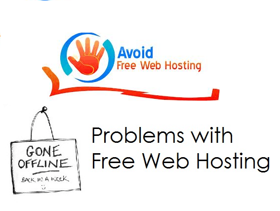 disadvatage of free webhosting