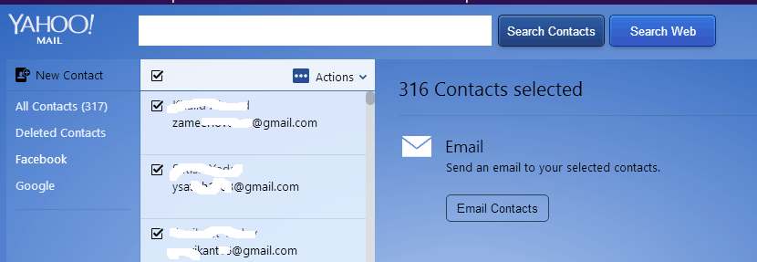 facebook email contact recover