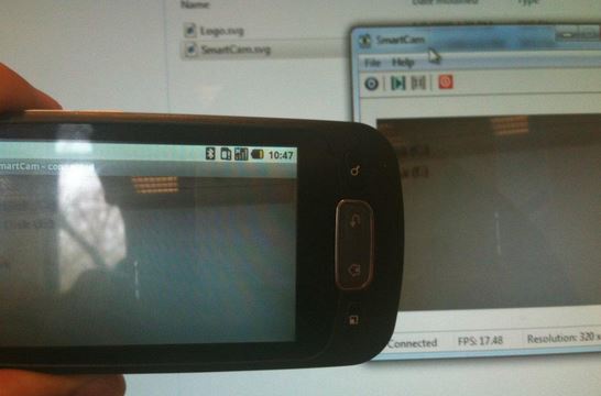 SmartPhone as web cam for mobile