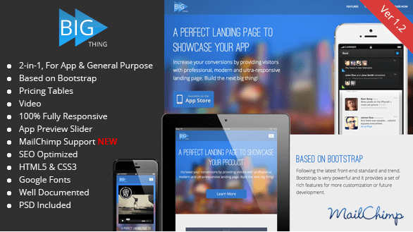 Feed Apps Landing Responsive Html Template
