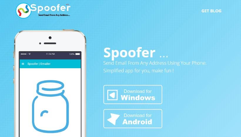 Spoofer - Send Email From Any Address Using Your Phone
