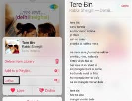 Lyrics not showing up on iPhone iOS 10 solved